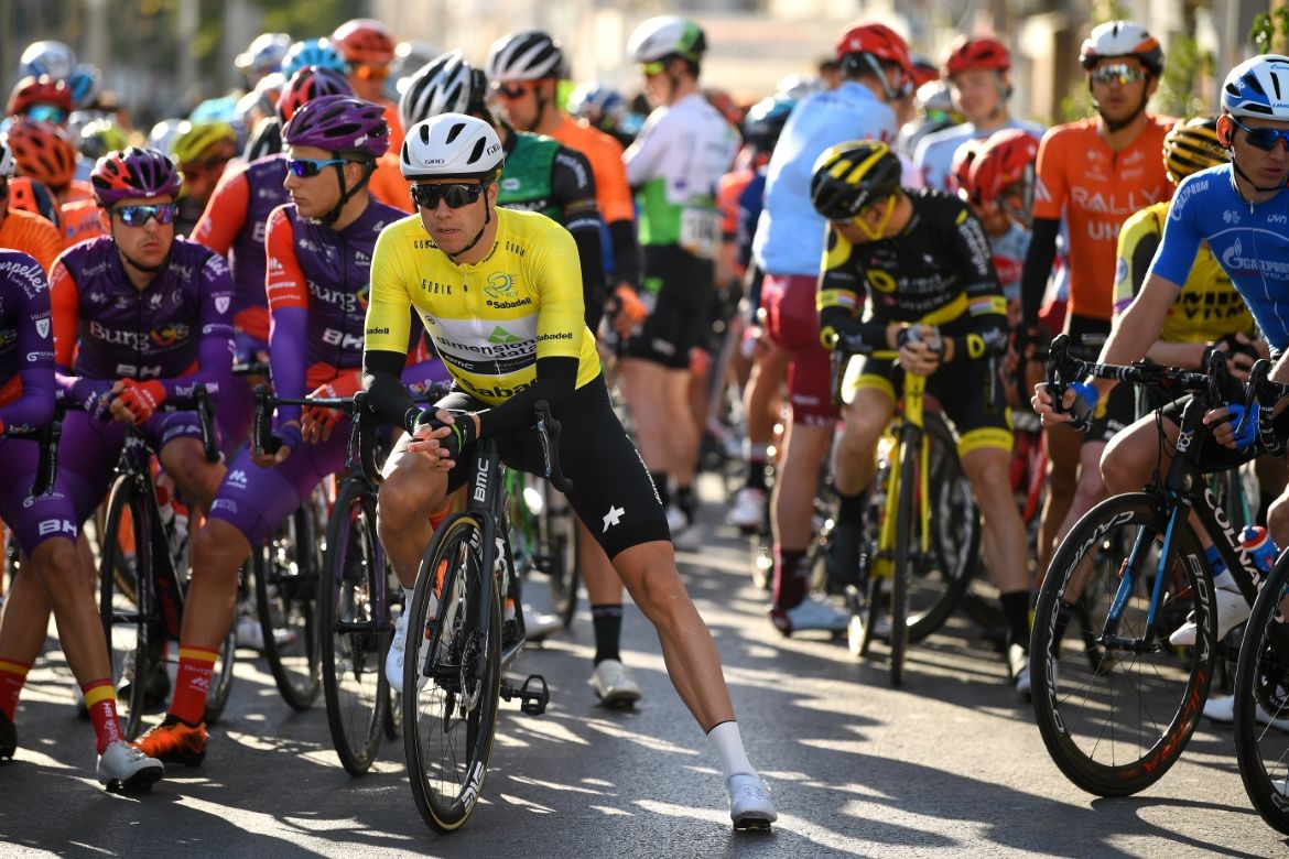 Edvald Boasson Hagen waits for the start