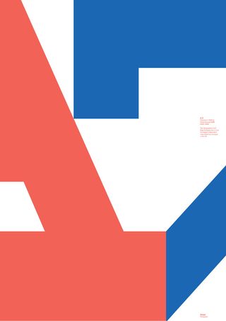 Pentagram’s A–Z, a blown up reworking of the Geographer’s A–Z Map Company insignia