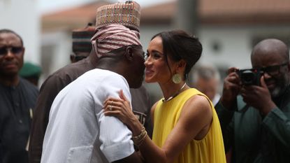 Prince Harry and Meghan Markle take part in a tour of Nigeria for the 10th anniversary of the Invictus Games