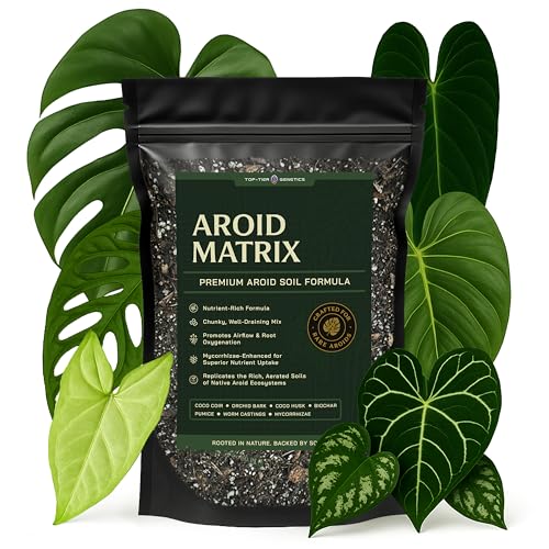 Aroid Potting Mix/premium Soil for Monstera, Philodendron, Alocasia, Anthurium &amp;ndash; Chunky, Optimally Aerated Soil &amp;ndash; Organic &amp;amp; Ready to Use &amp;ndash; Supercharges Root and Foliage Growth (4 Qts)