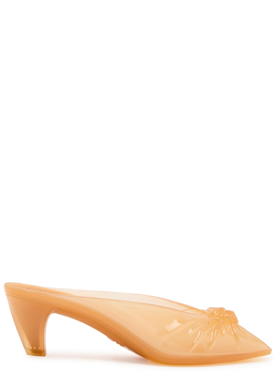 Chlo&amp;eacute; Jelly 55 Knotted Mules