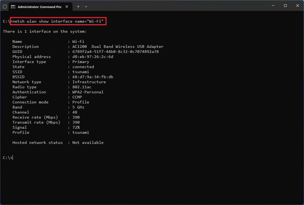 How to control Wi-Fi networks from Command Prompt on Windows 11 ...