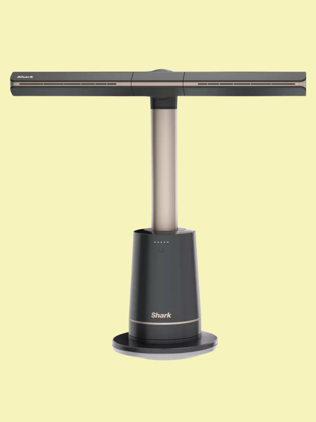A bladeless black and bronze fan from Shark