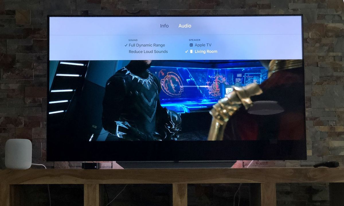 Use homepod as store apple tv speaker