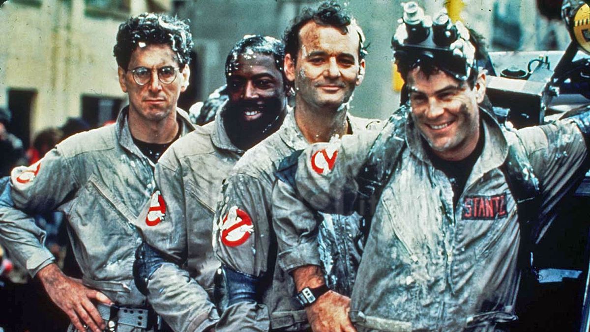 It&#039;s the Ghostbusters 40th anniversary this weekend. Pictured: Cast of 1984&#039;s Ghostbusters