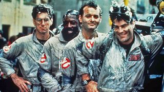 It's the Ghostbusters 40th anniversary this weekend. Pictured: Cast of 1984's Ghostbusters