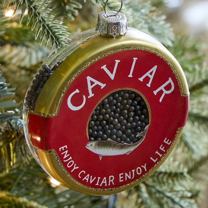 Fancy Food Glass Ornaments