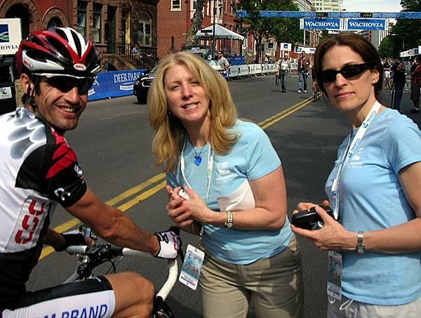 Bobby Julich (L) has a laugh