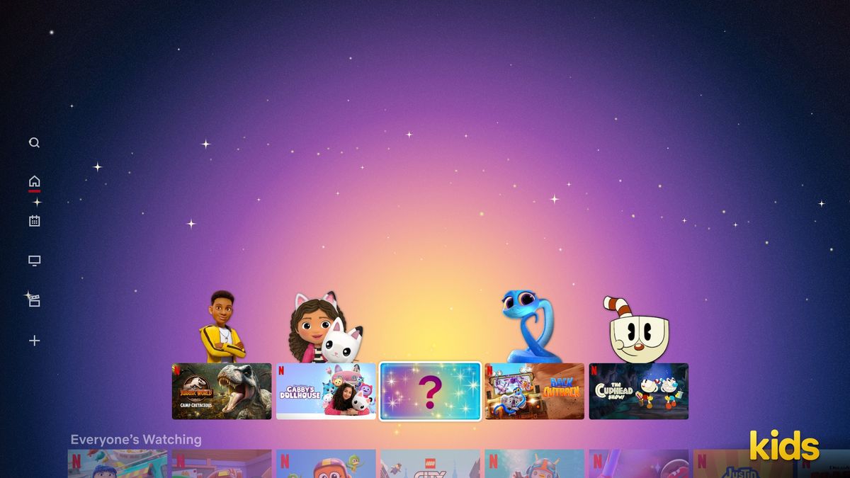 Netflix now has a Play Something feature just for kids