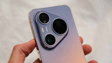 Huawei Pura90s Pro Max smartphone held in a hand