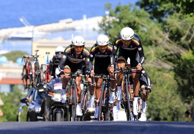 Team Colombia in action