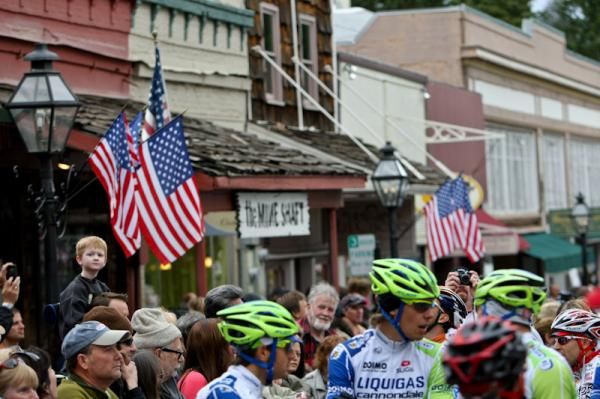 The new startline at Nevada City
