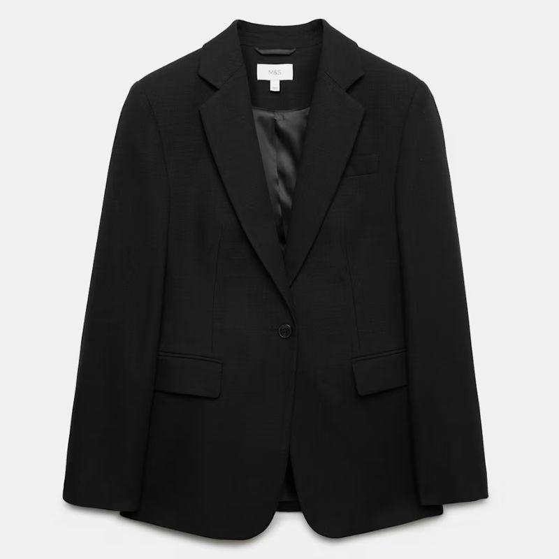 M&amp;amp;S, black blazer