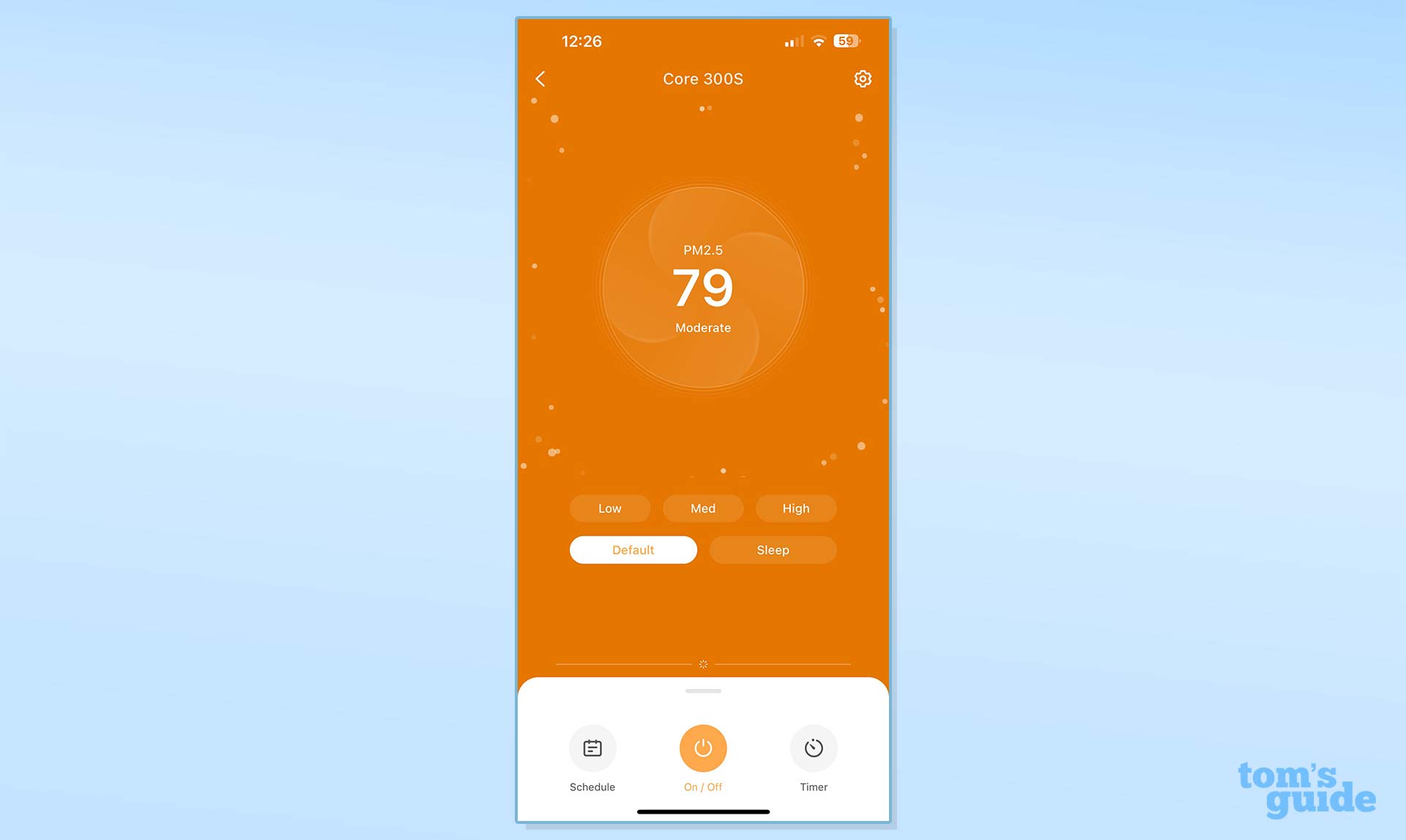 Levoit Core 300S air purifier app screenshots