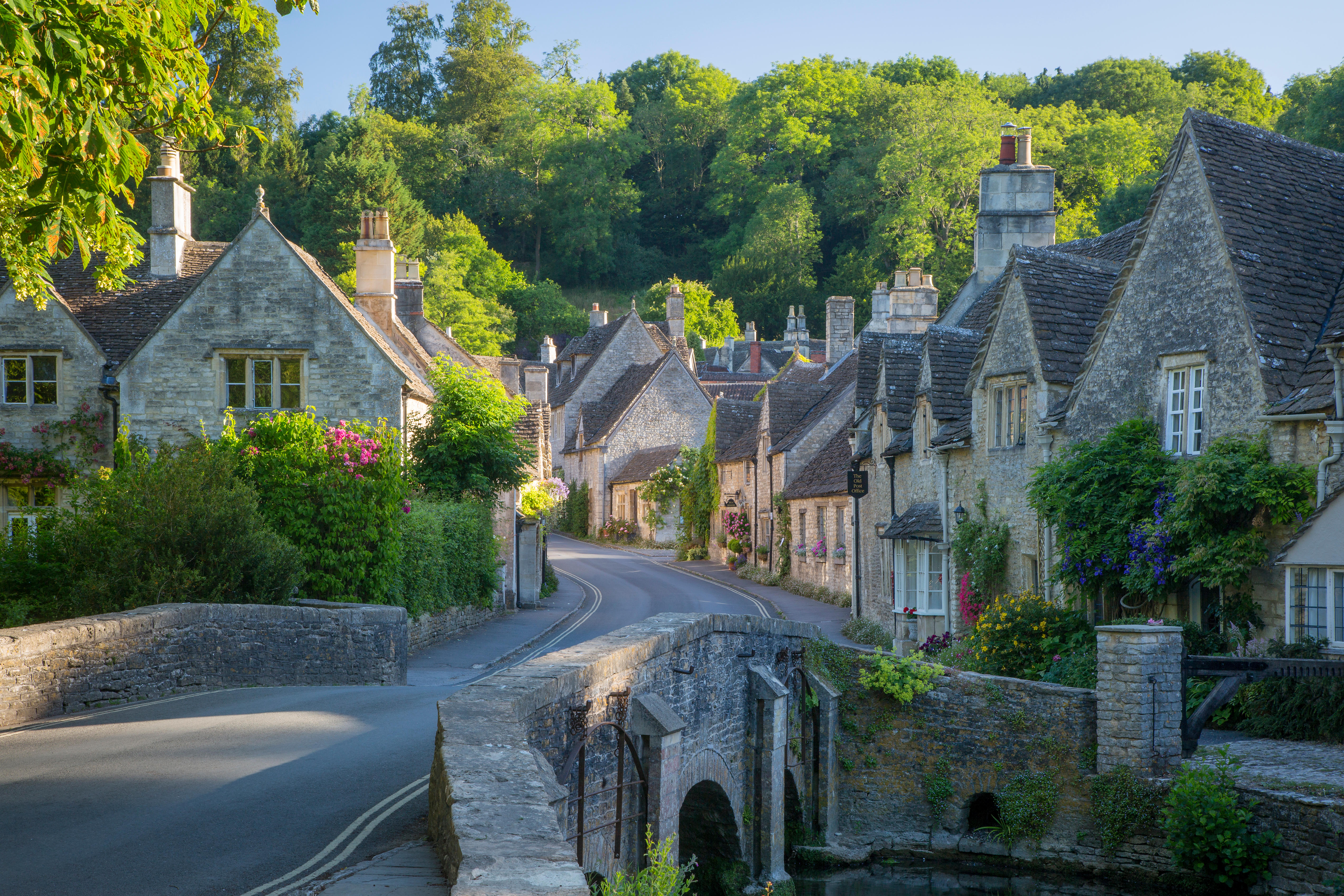 Castle Combe in Wiltshire