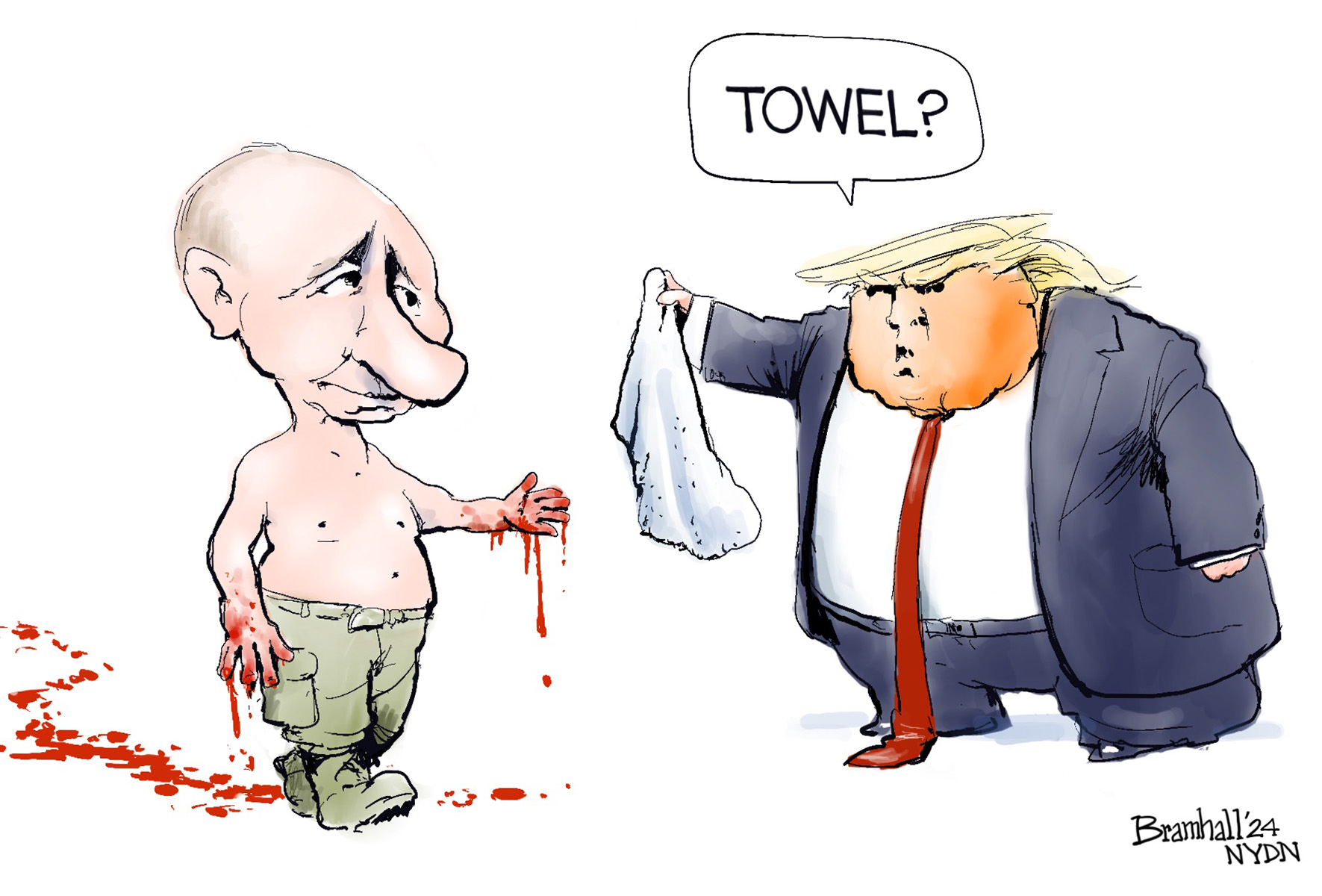 Political cartoon
