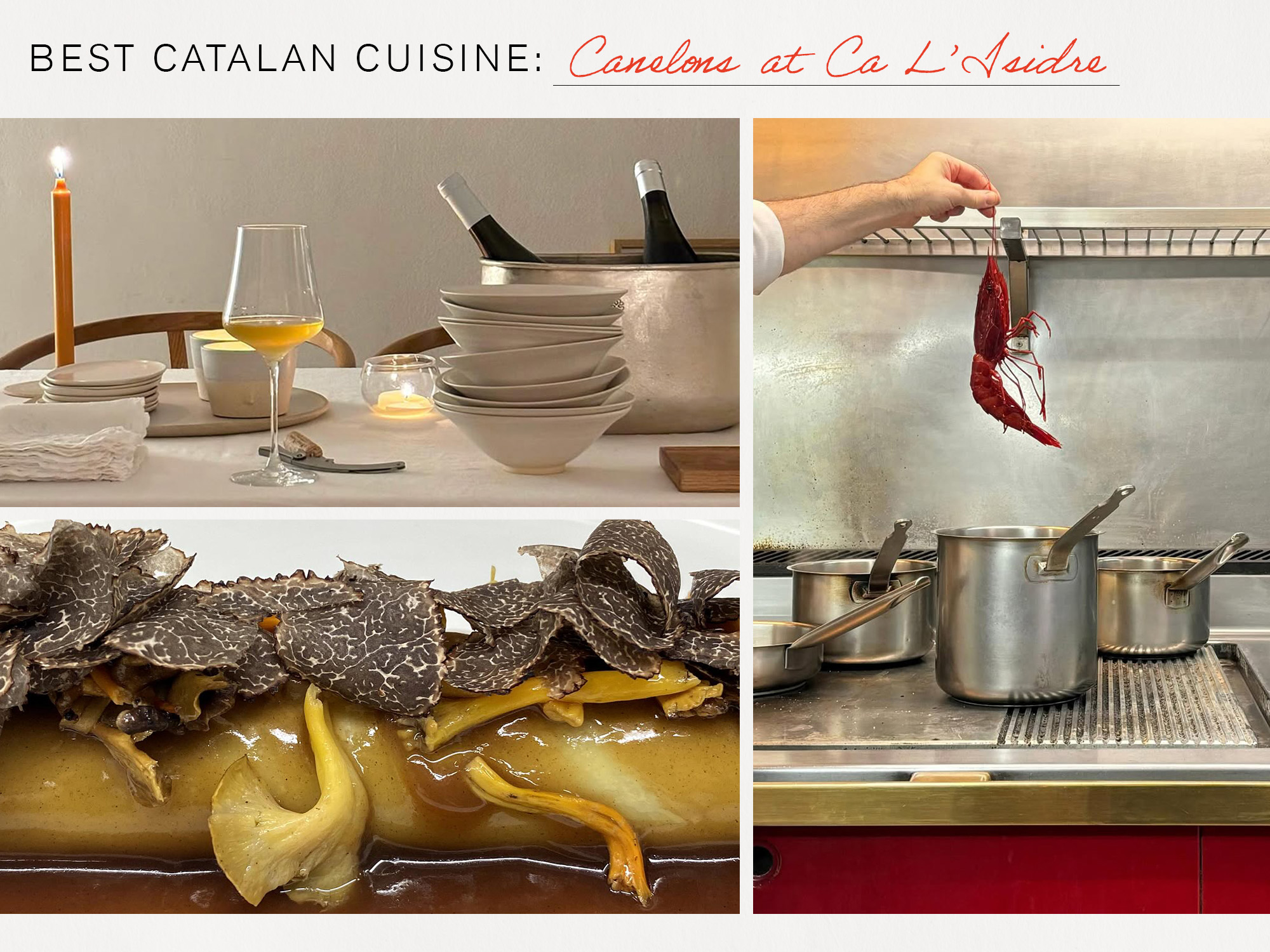 Canelons from Ca l’Isidre