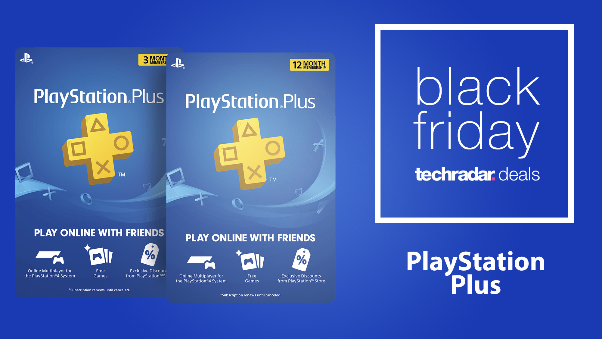 PlayStation Plus Black Friday deals