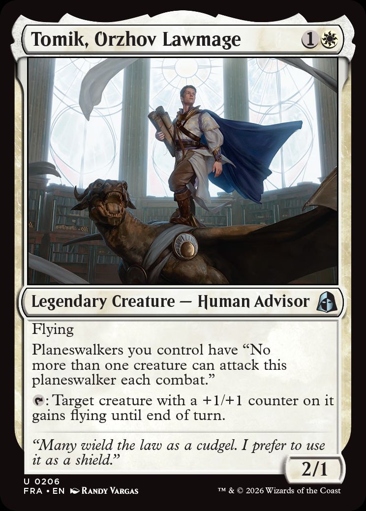 Tomik, a Reality Fracture card