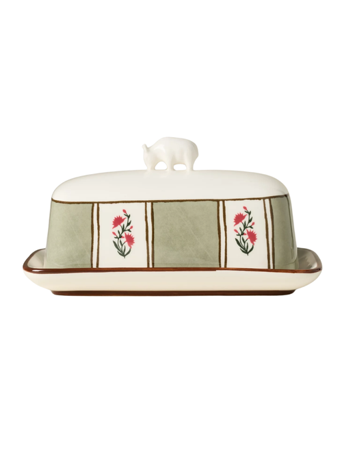 Millie Stoneware Cow Butter Dish