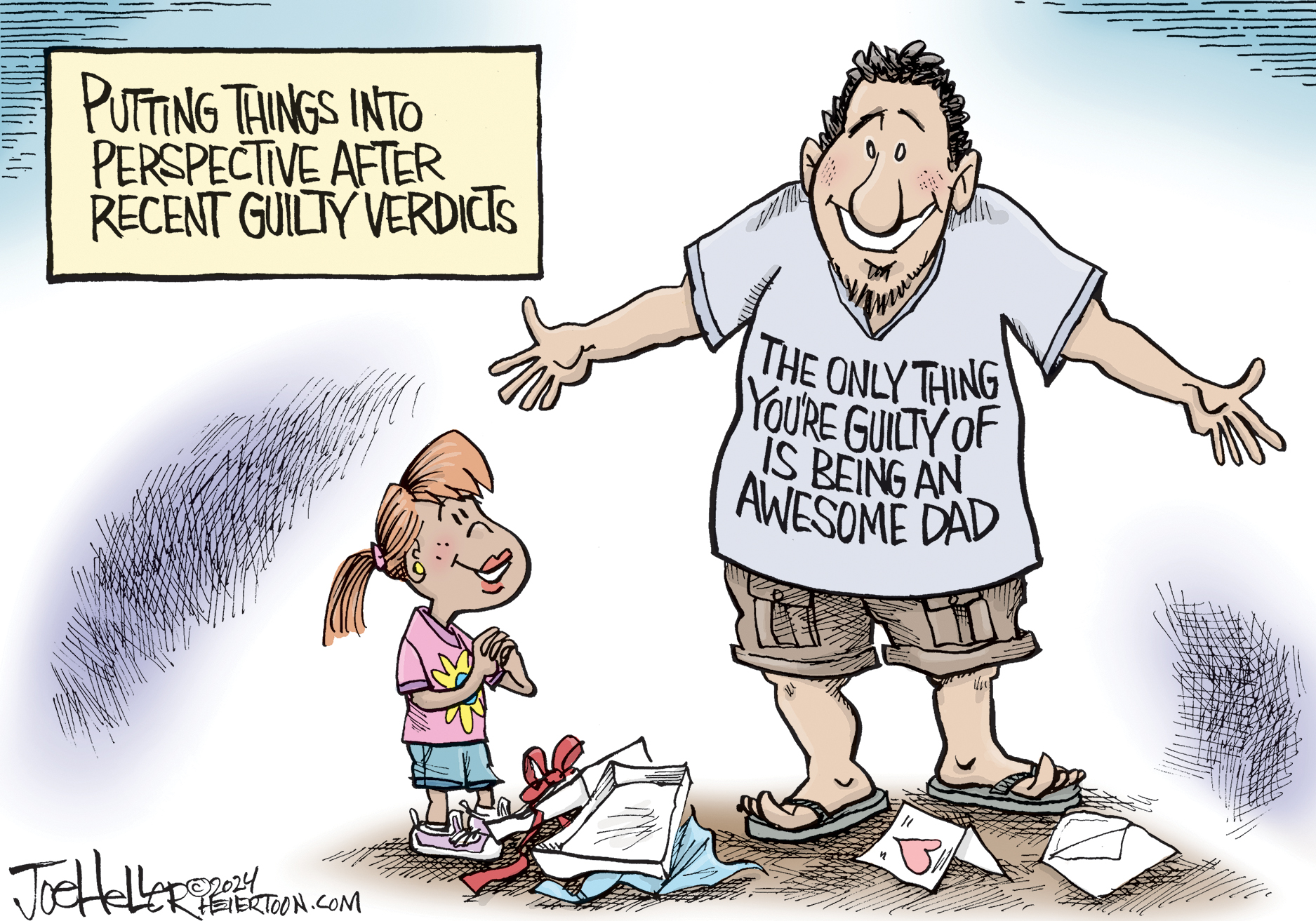 Political cartoon