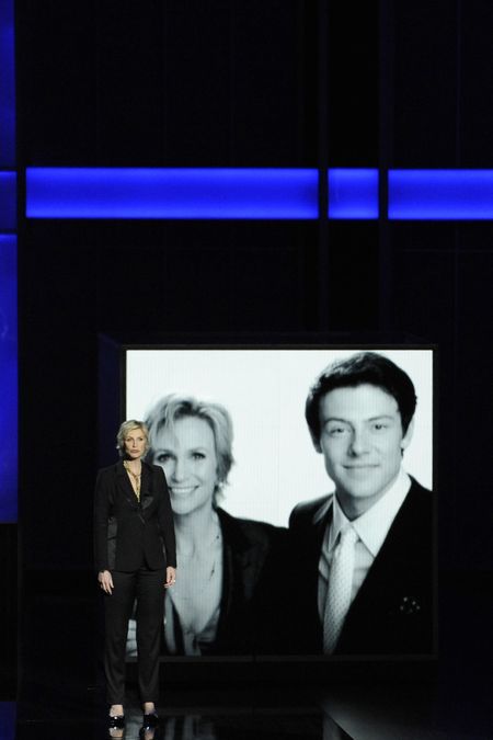 Jane Lynch - Cory Monteith - Glee - Emmy Awards - Marie Claire - Marie Claire UK