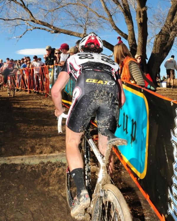 Mountain biker Adam Snyder (Team Jamis) can ride anything