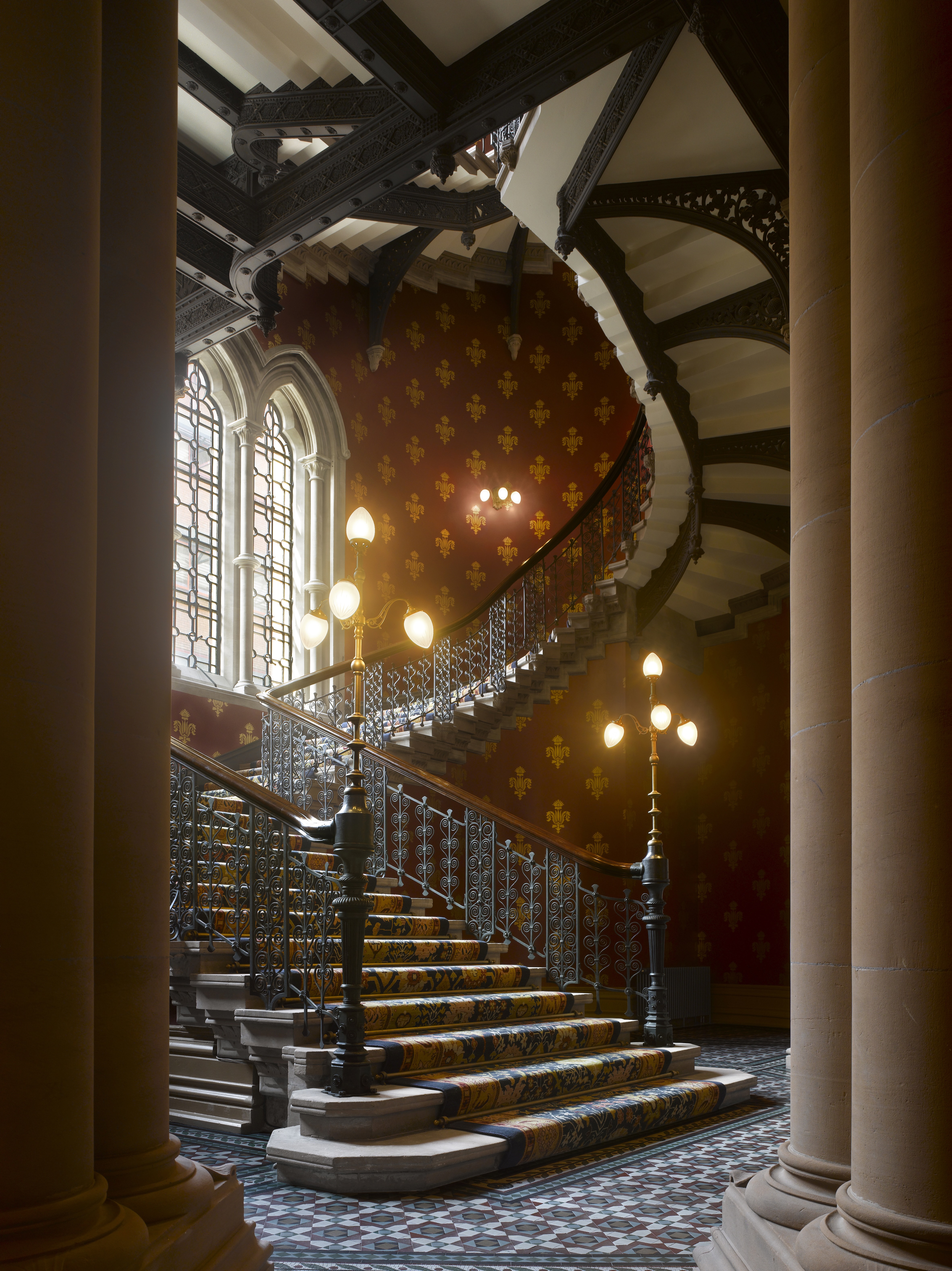 Architectural staircase photographs