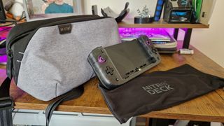 CRKD Nitro Deck+ with its extra carry bag and pouch