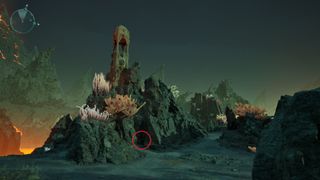 Avowed screenshot showing location of treasure