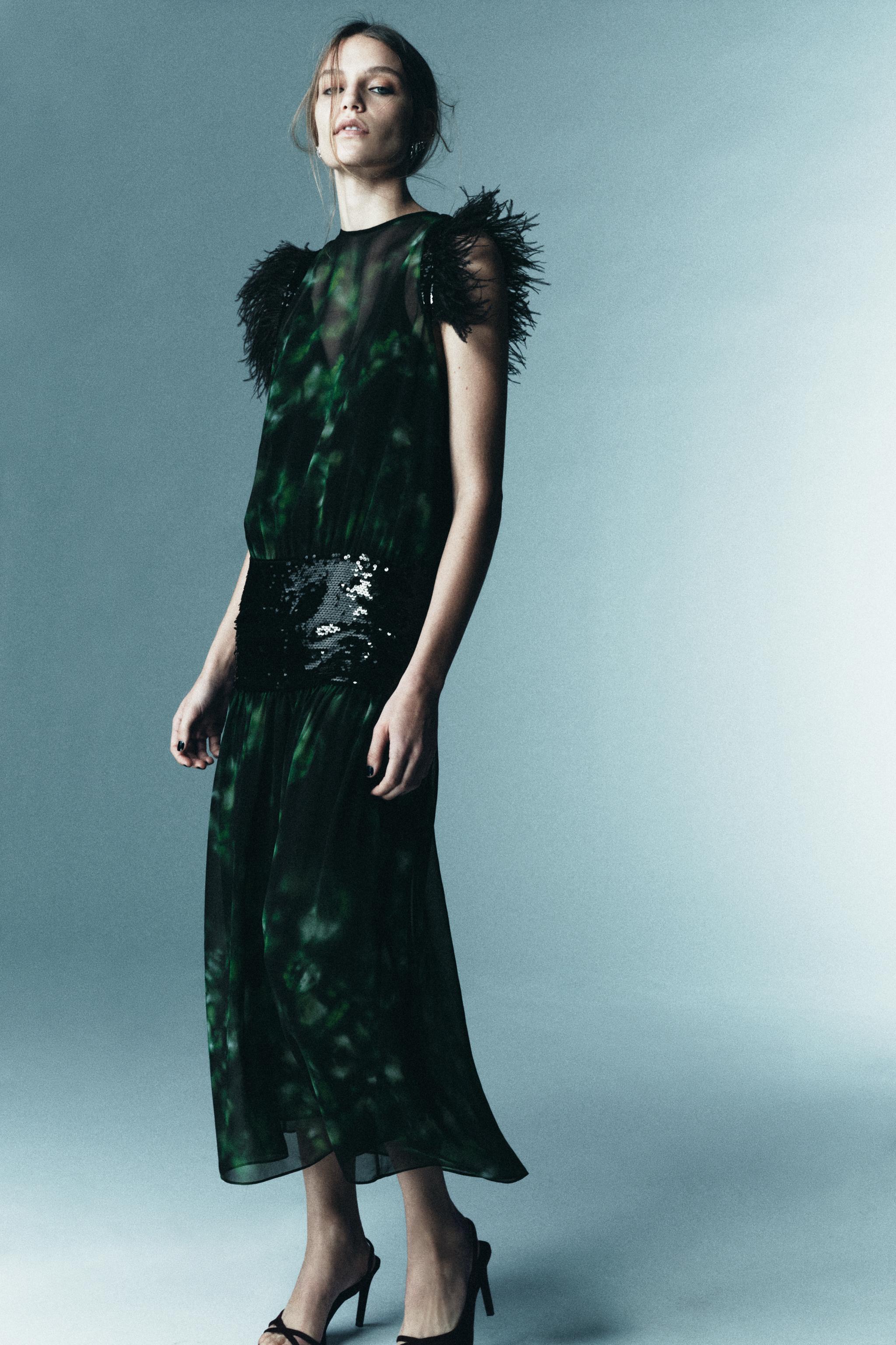 Limited Edition Combined Printed Dress