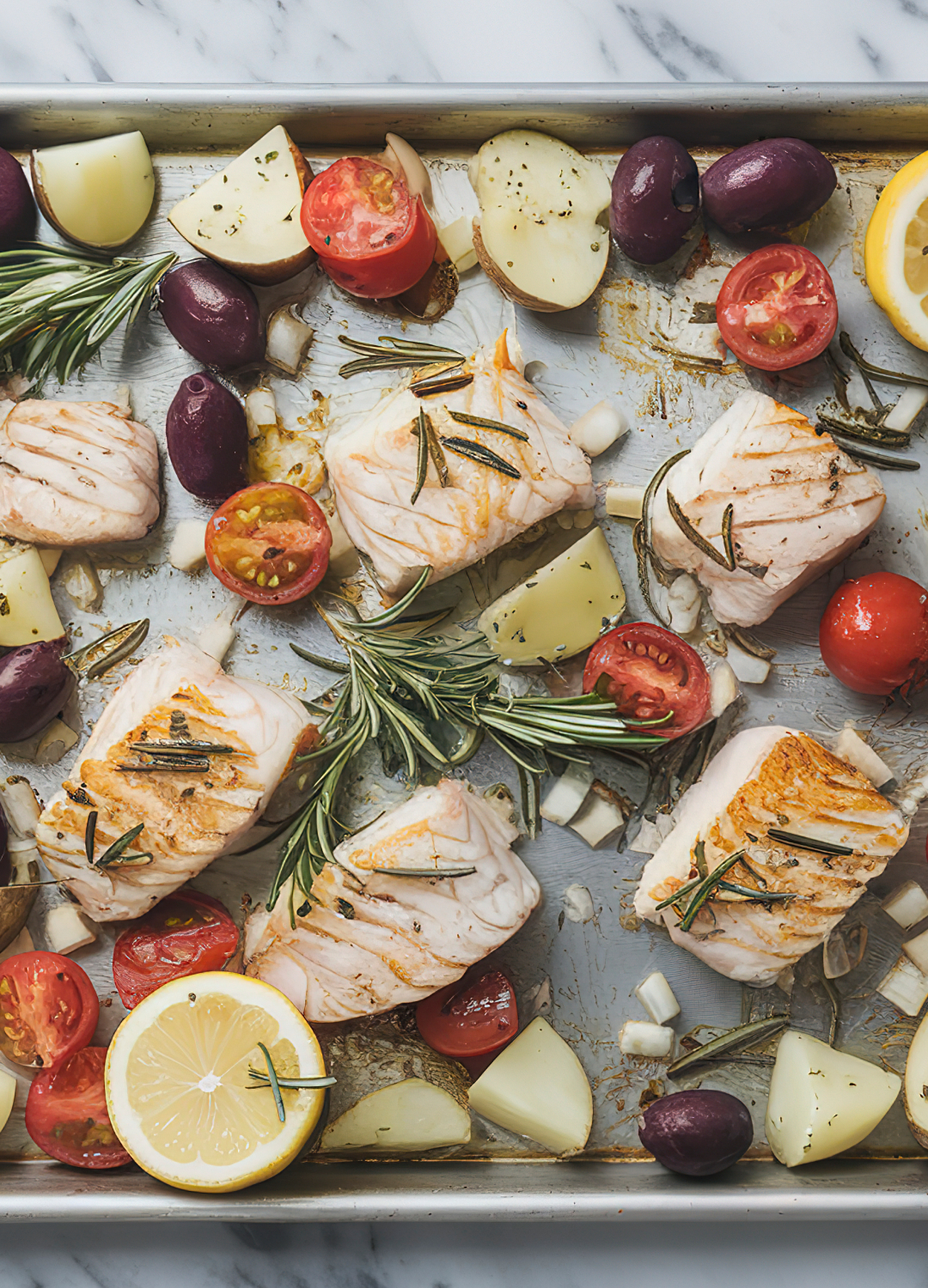 Fish tray bake