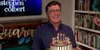 Stephen Colbert on his birthday