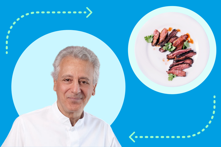 a collage showing Dr Dukan of the Dukan diet