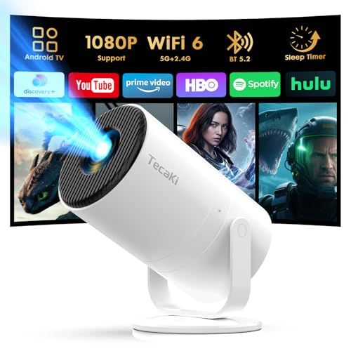 Mini Projector with Wi-Fi and Bluetooth
