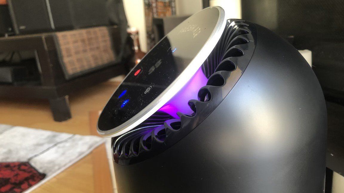 Partu Air Purifier Purple Light