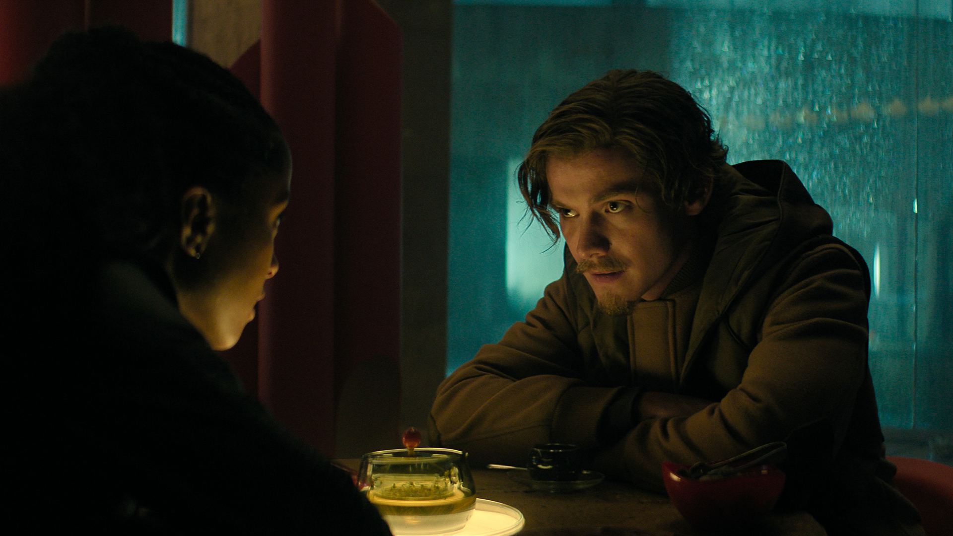 Dawn meeting with Gaal in secret at night in Foundation season 3 episode 4