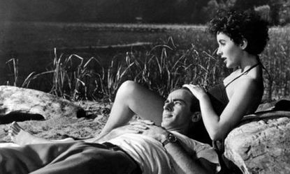 The 1951 film "A Place in the Sun" showed off Elizabeth Taylor's strength in connecting with the sensitive Montgomery Cliff, says on critic.