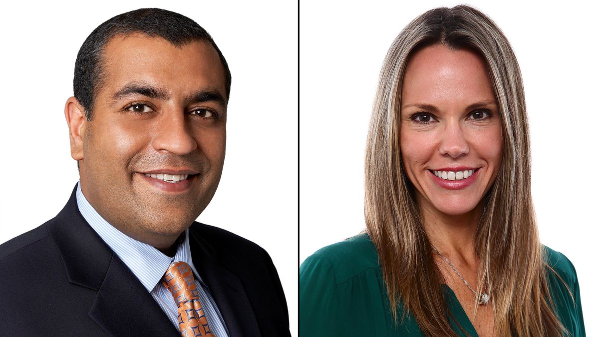 Neeraj Khemlani (left) and Wendy McMahon to lead combined CBS News and Stations divisions