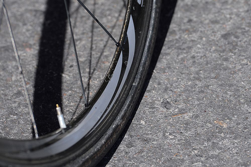 Riders tires were exploding under high extreme heat