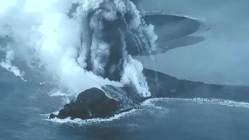 Japan's New Volcanic Island Has Erupted Again — And The Dramatic ...