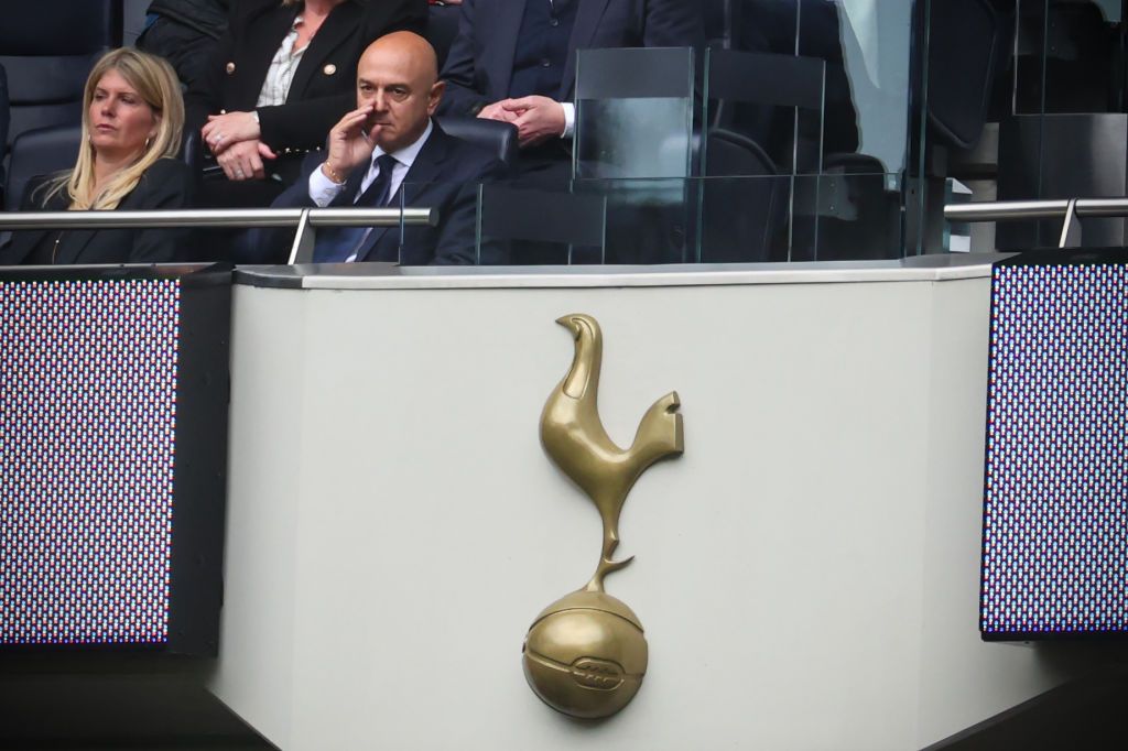 Daniel Levy Chairman of Tottenham Hotspur looks on during the Premier League match between Tottenham Hotspur and Crystal Palace at Tottenham Hotspur Stadium on May 06, 2023 in London, England. (Photo by Marc Atkins/Getty Images)