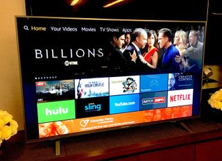 Amazon Edition TVs have Alexa built right in. Photo credit: Mike Prospero