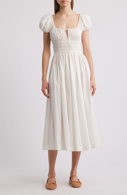 Quinn Organic Cotton Poplin Maxi Dress