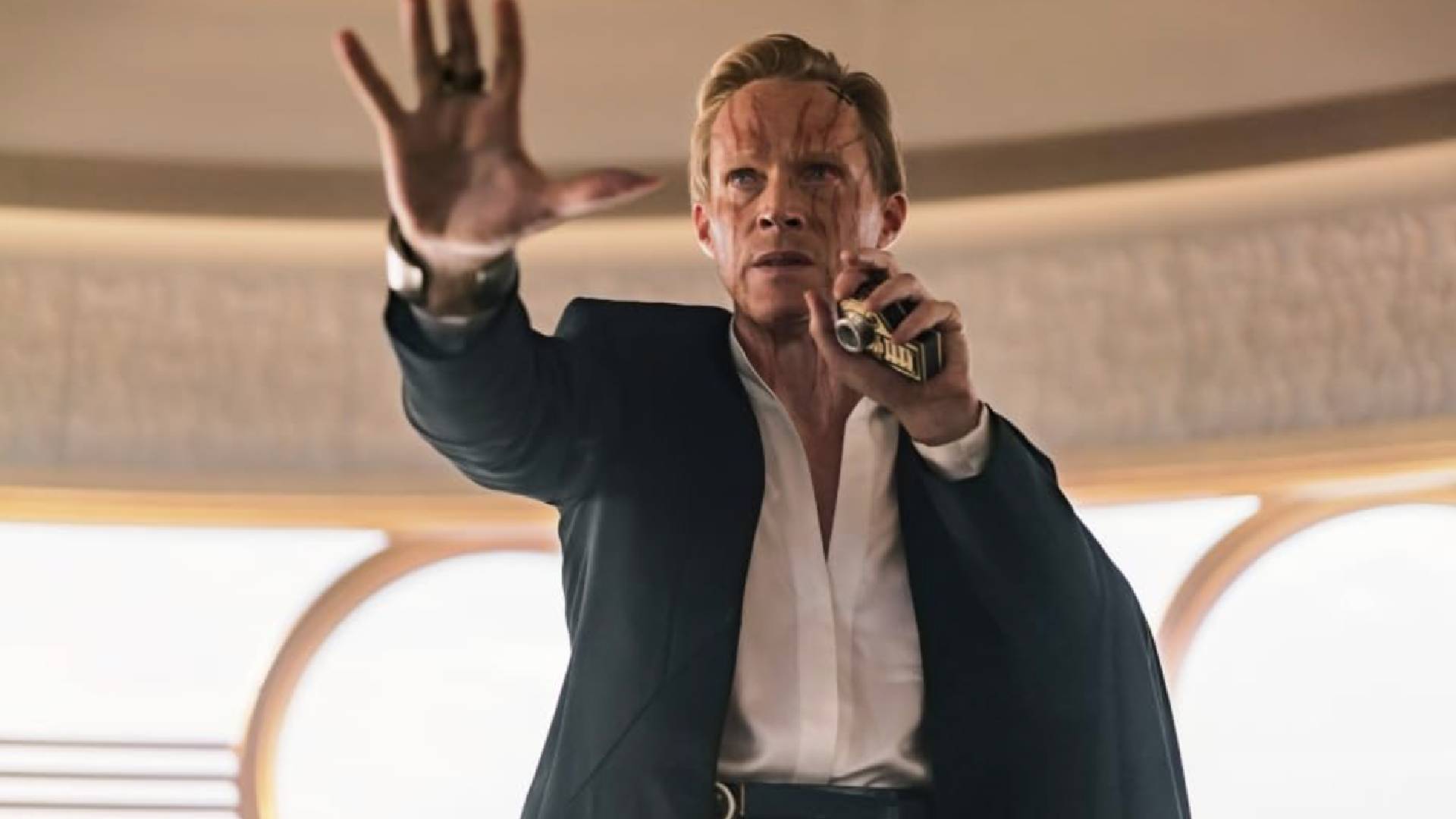 Paul Bettany as Dryden Vos in Solo: A Star Wars Story