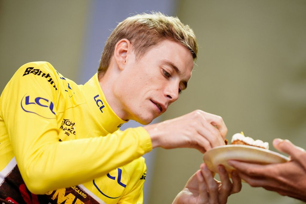 Jonas Vingegaard - the Tour de France 2022 champion - is welcomed back to Denmark in a huge celebration in Copenhagen