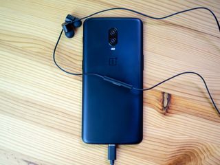 OnePlus 6T with Type-C Bullet earbuds