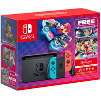 Nintendo Switch + Mario Kart 8 Deluxe + 3 months online membership to Nintendo.com: $356Save $57: