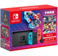 Nintendo Switch + Mario Kart 8 Deluxe + 3 months online membership to Nintendo.com: $356Save $57: