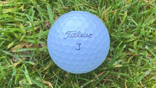 Photo of the Titleist 2024 AVX Golf Ball
